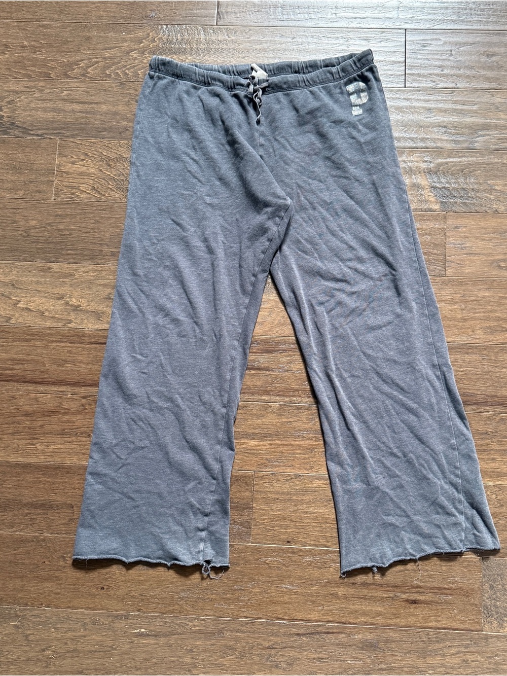 Pink by Victoria’s Secret Y2K Style Gray Wide Leg Sweatpants, Large